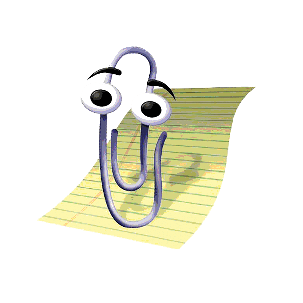 Picture of clippy from Microsoft Office